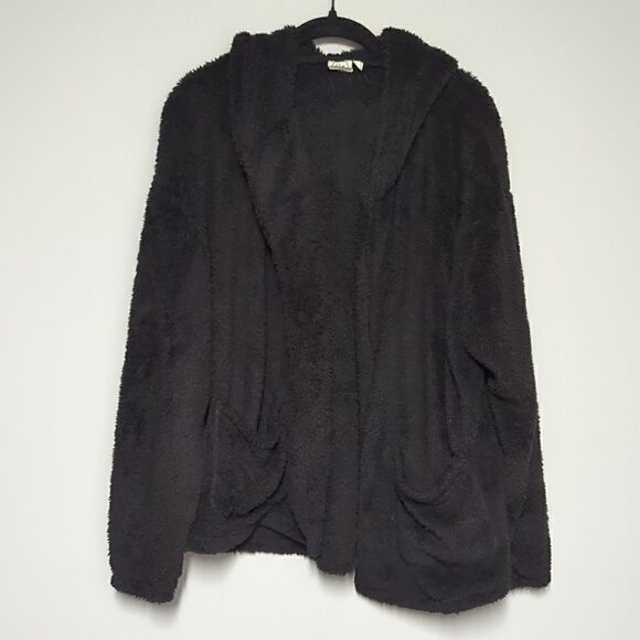 Grace & Emma Hooded Open Front Sherpa - Picture 1 of 8